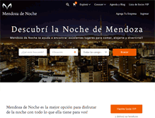 Tablet Screenshot of mendozadenoche.com.ar